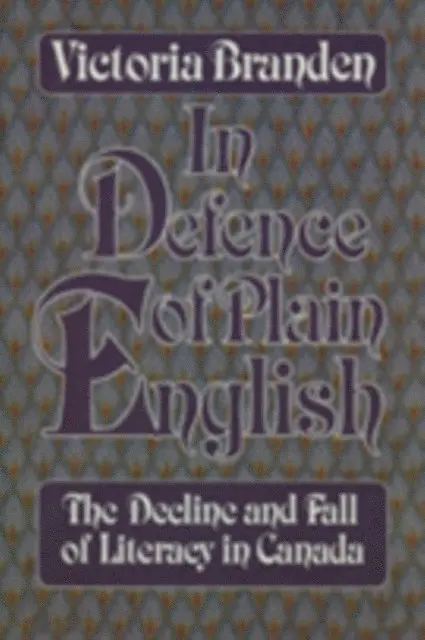 Victoria Branden - In Defence of Plain English, E-bok. Tillgänglighet: Lägg i varukorg