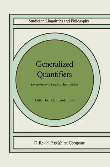 Peter Gärdenfors - Generalized Quantifiers, Häftad