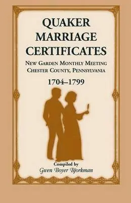 Gwen Boyer Bjorkman - Quaker Marriage Certificates, Häftad. Tillgänglighet: Lägg i varukorg