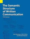 The Semantic Structure of Written Communication