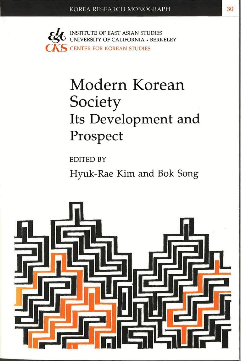 Hyuk-Rae Kim, Bok Song - Modern Korean Society, Häftad