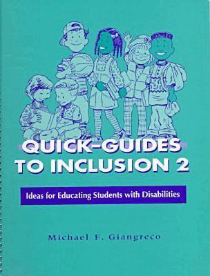 Michael F. Giangreco, Michael F. Giangreco - Quick-guides to Inclusion V.2, Häftad. Tillgänglighet: Tillfälligt slut