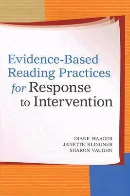 Diane S. Haager, Sharon Vaughn, Janette K. Klingner - Validated Reading Practices for the Three Tiers of Intervention, Häftad. Tillgänglighet: Tillfälligt slut