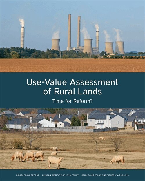 John E. Anderson, Richard W. England - Use–Value Assessment of Rural Lands – Time for Reform?, Häftad. Tillgänglighet: Tillfälligt slut
