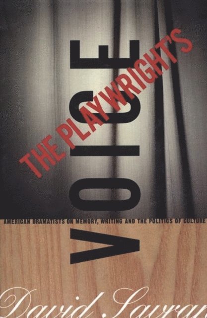 David Savran - Playwright's Voice, E-bok