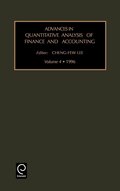 Advances in quantitative analysis of finance and accounting