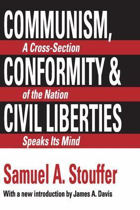Ferdinand Tonnies, Samuel A. Stouffer - Communism, Conformity and Liberties, Häftad