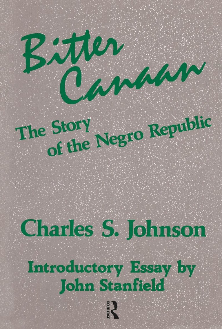 Charles S. Johnson - Bitter Canaan, Häftad