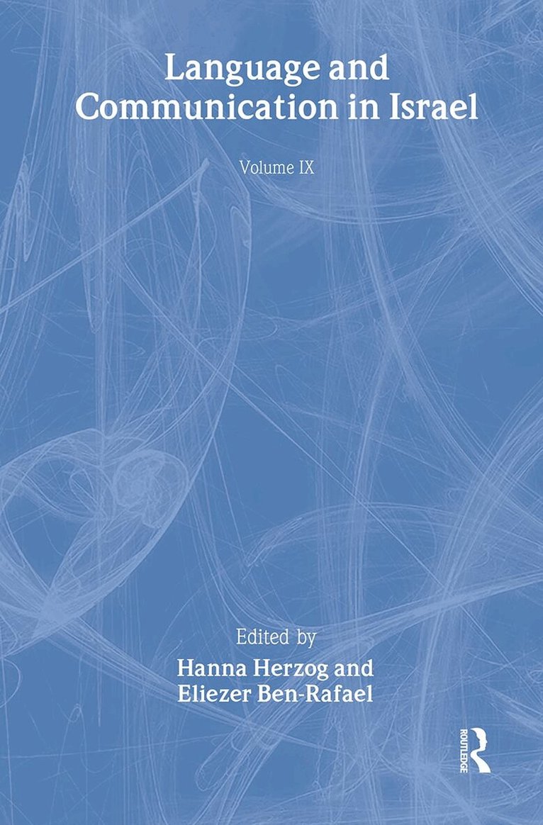 Hanna Herzog - Language and Communication in Israel, Häftad