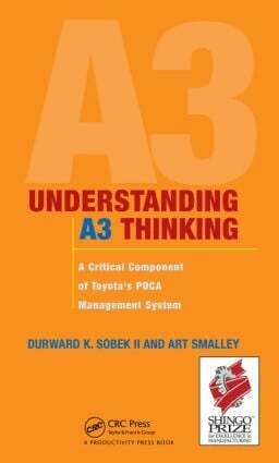 Durward K. Sobek II., Art Smalley - Understanding A3 Thinking, Inbunden