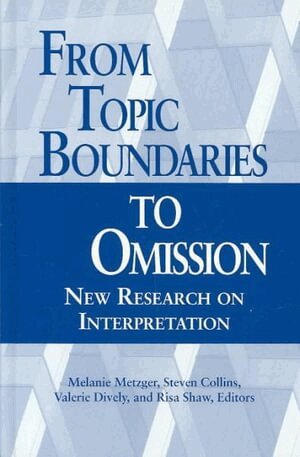 S. Collins - From Topic Boundaries to Omission, Inbunden. Tillgänglighet: Tillfälligt slut