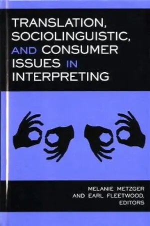 Melanie Metzger - Translation, Sociolinguistic and Consumer Issues in Interpreting, Inbunden. Tillgänglighet: Tillfälligt slut