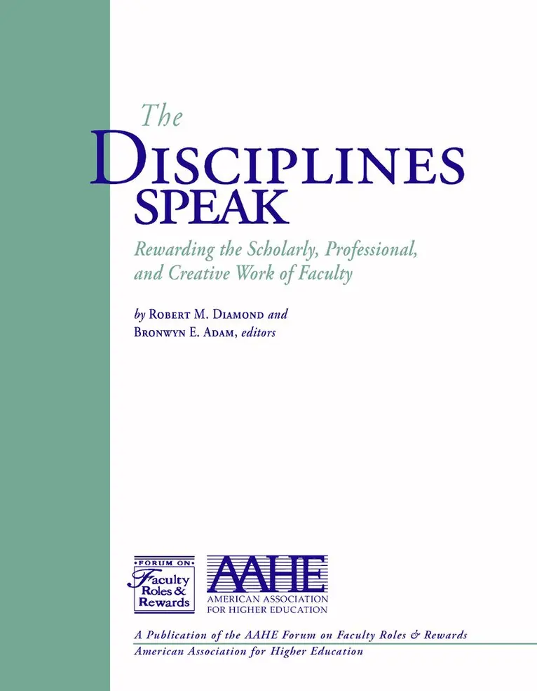Robert M Diamond, Bronwyn E Adam - Disciplines Speak I, Häftad. Tillgänglighet: Tillfälligt slut