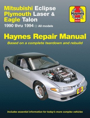 Haynes Publishing - Mitsubishi Eclipse, Plymouth Laser & Eagle Talon (90 - 94), Häftad