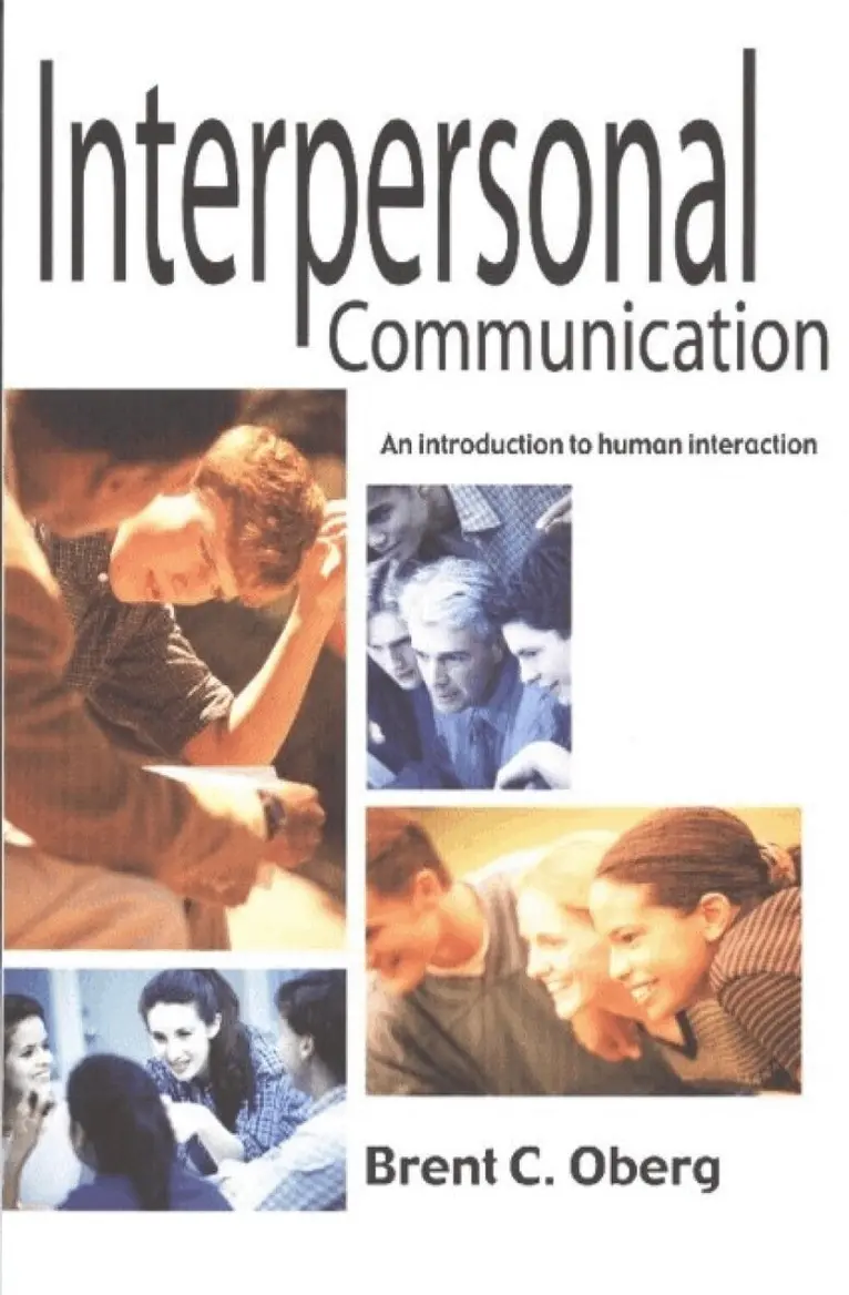 Brent C Oberg - Interpersonal Communication, Häftad. Tillgänglighet: Lägg i varukorg