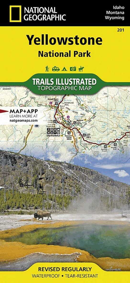 Nat Geo Maps - Yellowstone National Park Map, Övrigt