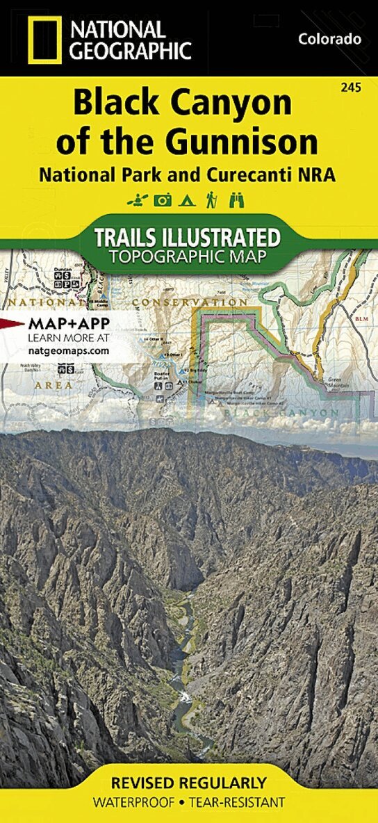 Nat Geo Maps - Black Canyon of the Gunnison National Park Map, Övrigt. Tillgänglighet: Lägg i varukorg