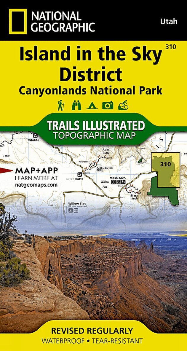 Nat Geo Maps - Canyonlands National Park: Island in the Sky Map, Övrigt. Tillgänglighet: Lägg i varukorg