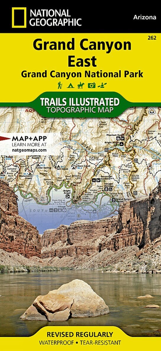 Nat Geo Maps - Grand Canyon East Map (Grand Canyon National Park), Övrigt