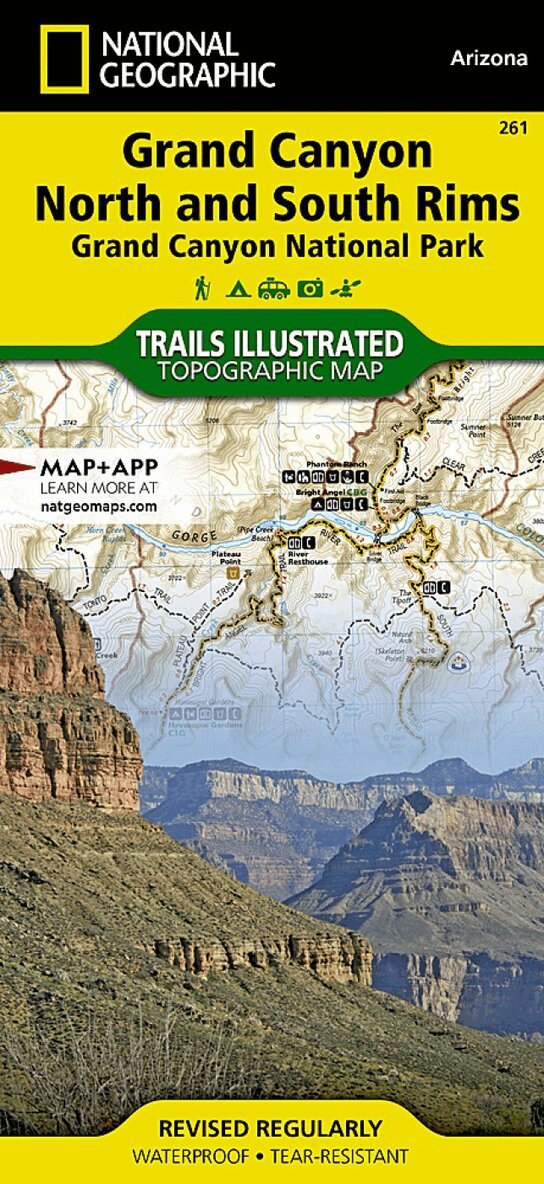 Nat Geo Maps - Grand Canyon, North and South Rims Map, Övrigt