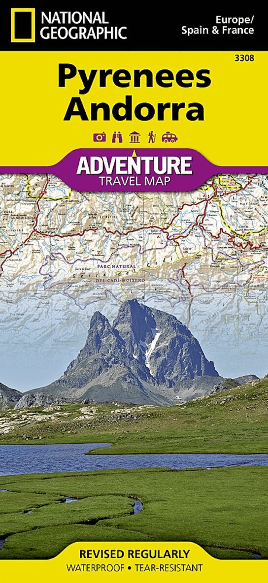 Nat Geo Maps - Pyrenees and Andorra Map, Övrigt