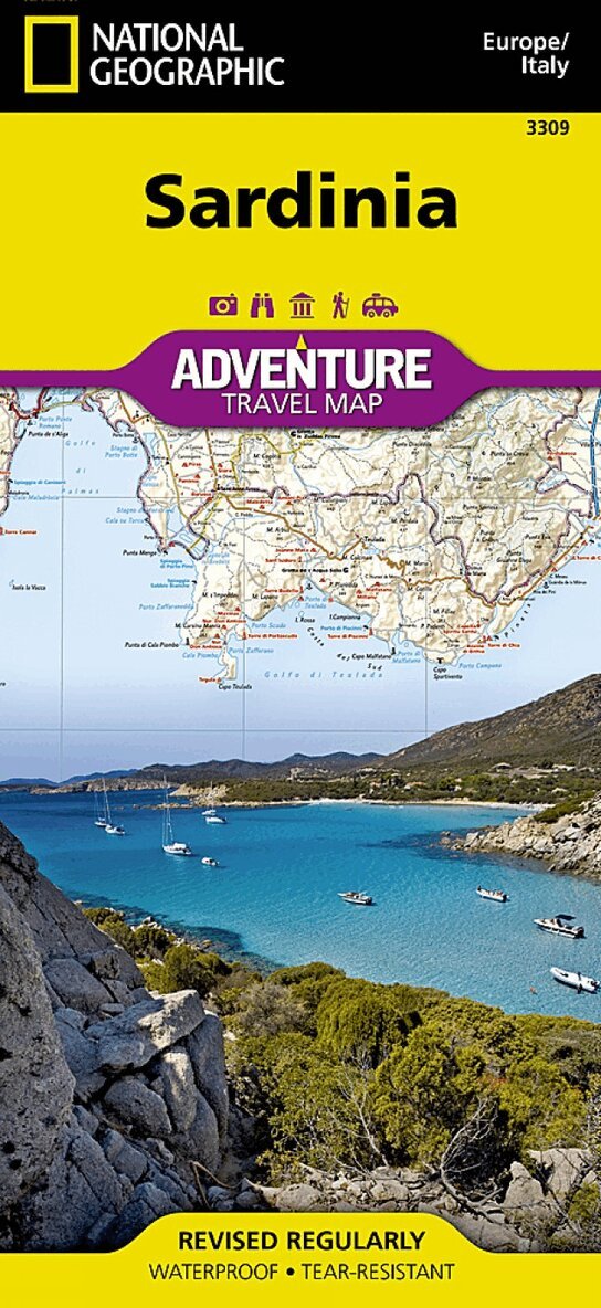 Nat Geo Maps - Sardinia Map (Italy), Övrigt
