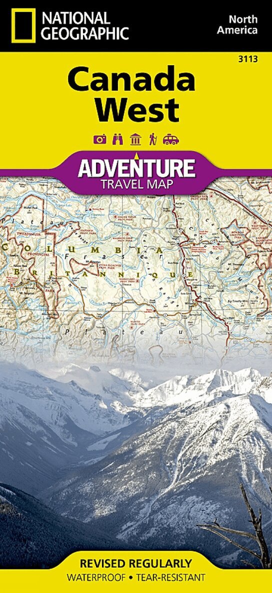 Nat Geo Maps - Canada West Map, Övrigt