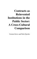 Contracts as Reinvented Institutions in the Public Sector