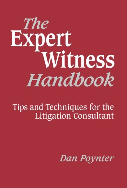 Dan Poynter - Expert Witness Handbook, E-bok