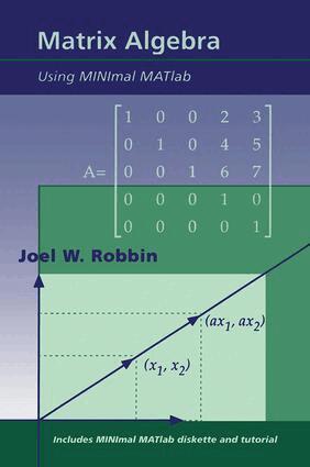 Joel W. Robbin - Matrix Algebra Using MINimal MATlab, Inbunden