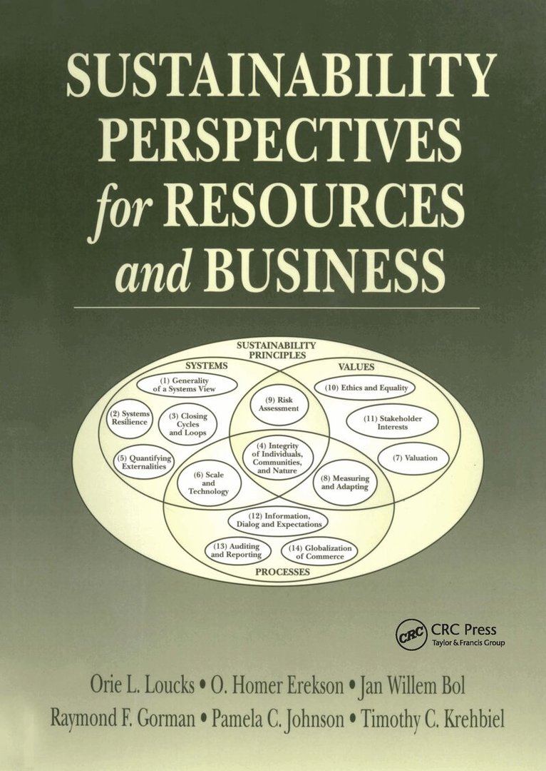Orie L. Loucks, O. Homer Erekson, John F. Bol, Raymond F. Gorman, Pamela C Johnson, Timothy C. Krehbiel - Sustainability Perspectives for Resources and Business, Häftad