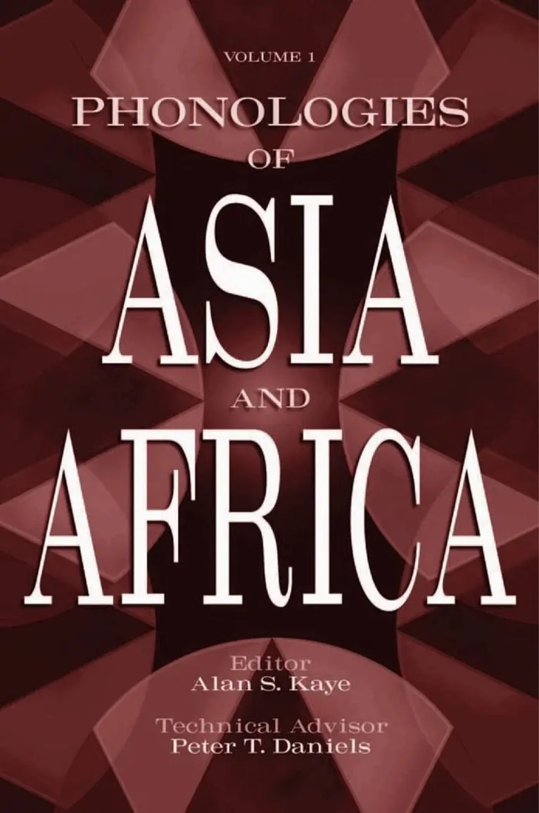 Alan S. Kaye - Phonologies of Asia and Africa. Tillgänglighet: Tillfälligt slut