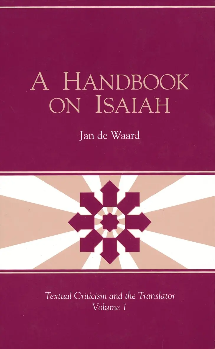 Jan de Waard - Handbook on Isaiah, Inbunden. Tillgänglighet: Tillfälligt slut