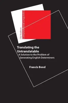 Francis Bond - Translating the Untranslatable, Häftad. Tillgänglighet: Tillfälligt slut