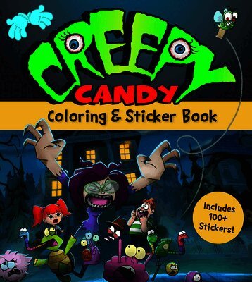 Inc. Toonz Animation USA - Creepy Candy Coloring & Sticker Book, Häftad
