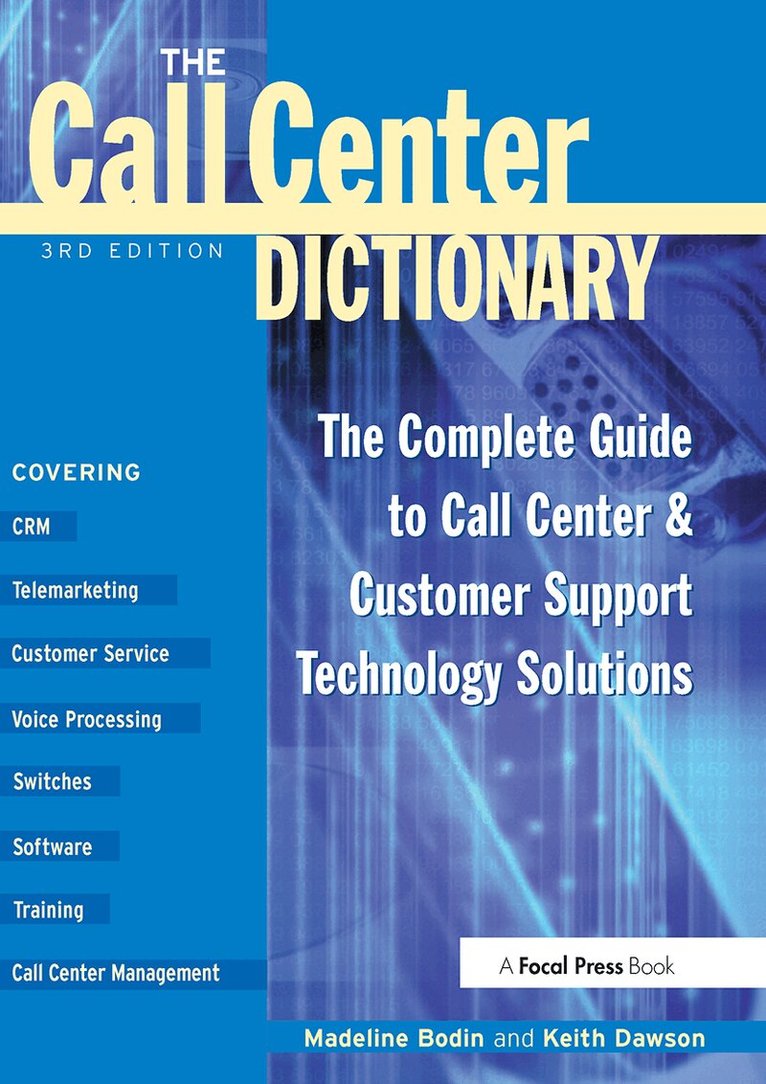 Madeline Bodin - Call Center Dictionary, Häftad