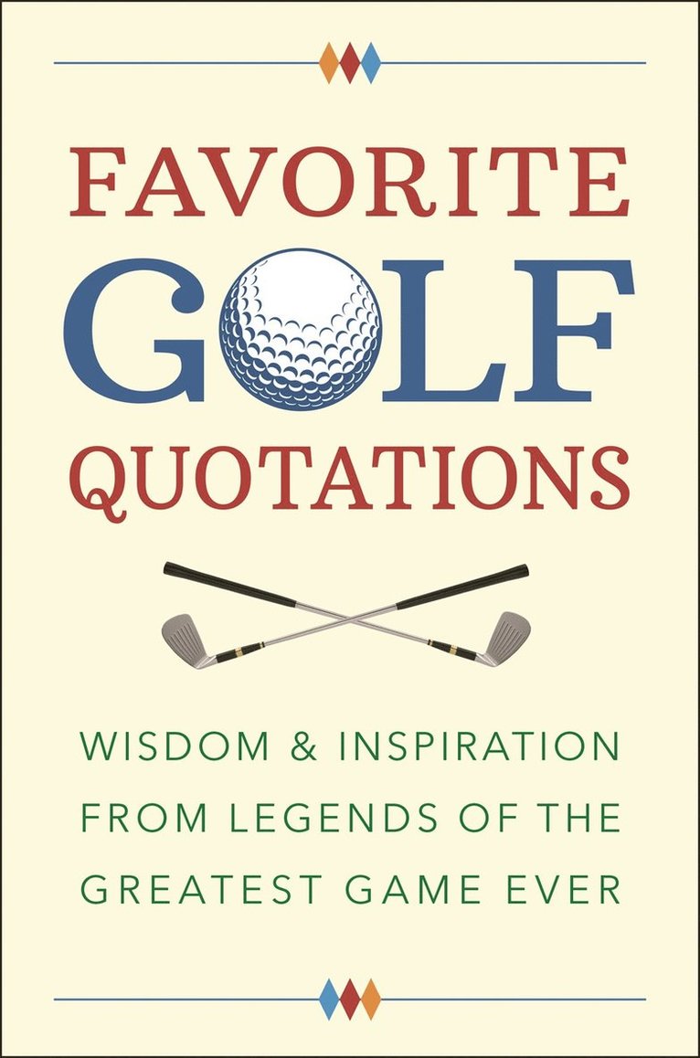 Jackie Corley - Favorite Golf Quotations, Inbunden