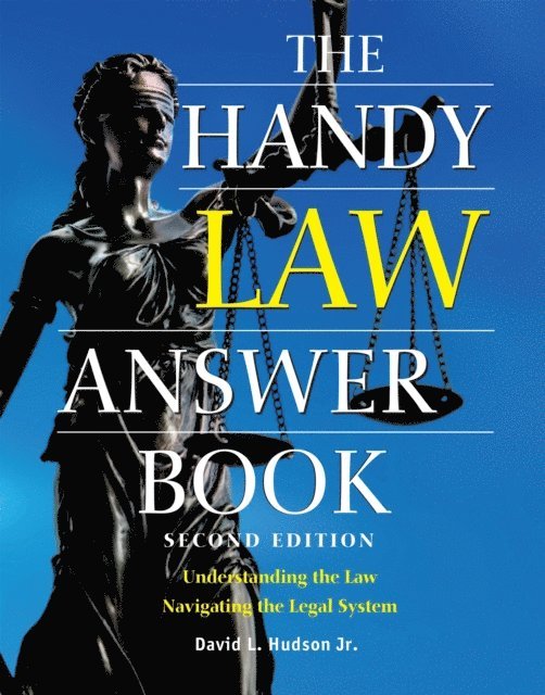 David L. Hudson - Handy Law Answer Book, E-bok