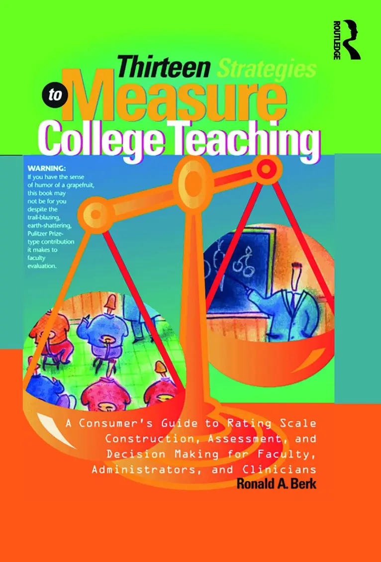 Ronald A. Berk - Thirteen Strategies to Measure College Teaching, Häftad. Tillgänglighet: Lägg i varukorg