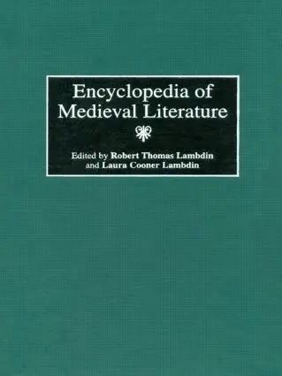 Laura C. Lambdin, Robert T. Lambdin - Encyclopedia of Medieval Literature, Inbunden. Tillgänglighet: Tillfälligt slut