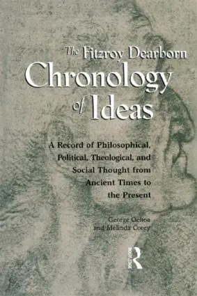 Melinda Corey, George Ochoa - Fitzroy Dearborn Chronology of Ideas, Inbunden. Tillgänglighet: Lägg i varukorg