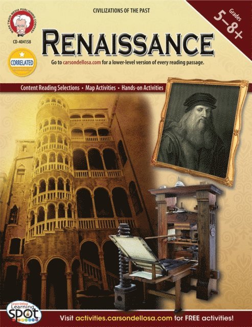 Patrick Hotle - Renaissance, Grades 5 - 8, E-bok