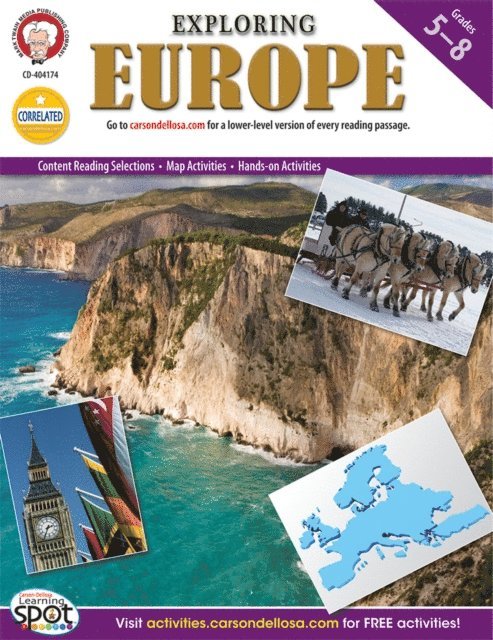 Michael Kramme - Exploring Europe, Grades 5 - 8, E-bok