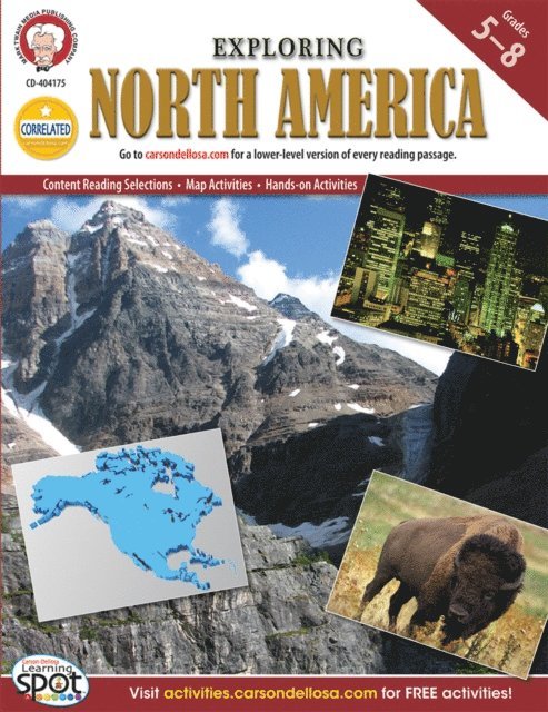 Michael Kramme - Exploring North America, Grades 5 - 8, E-bok