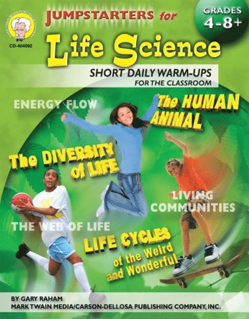 Gary Raham - Jumpstarters for Life Science, Grades 4 - 8, E-bok