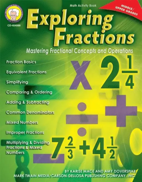 Amy Doverspike, Karise Mace - Exploring Fractions, Grades 6 - 12, E-bok. Tillgänglighet: Lägg i varukorg