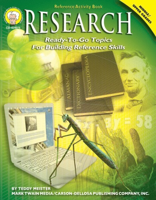 Teddy Meister - Research, Grades 6 - 12, E-bok. Tillgänglighet: Lägg i varukorg