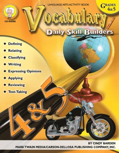 Cindy Barden - Vocabulary, Grades 4 - 5, E-bok