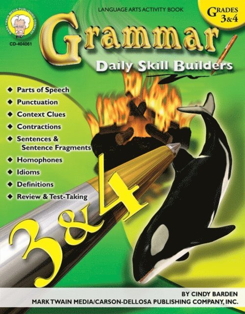 Cindy Barden - Grammar, Grades 3 - 4, E-bok