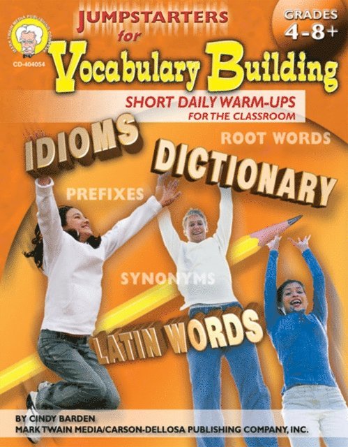 Cindy Barden - Jumpstarters for Vocabulary Building, Grades 4 - 8, E-bok